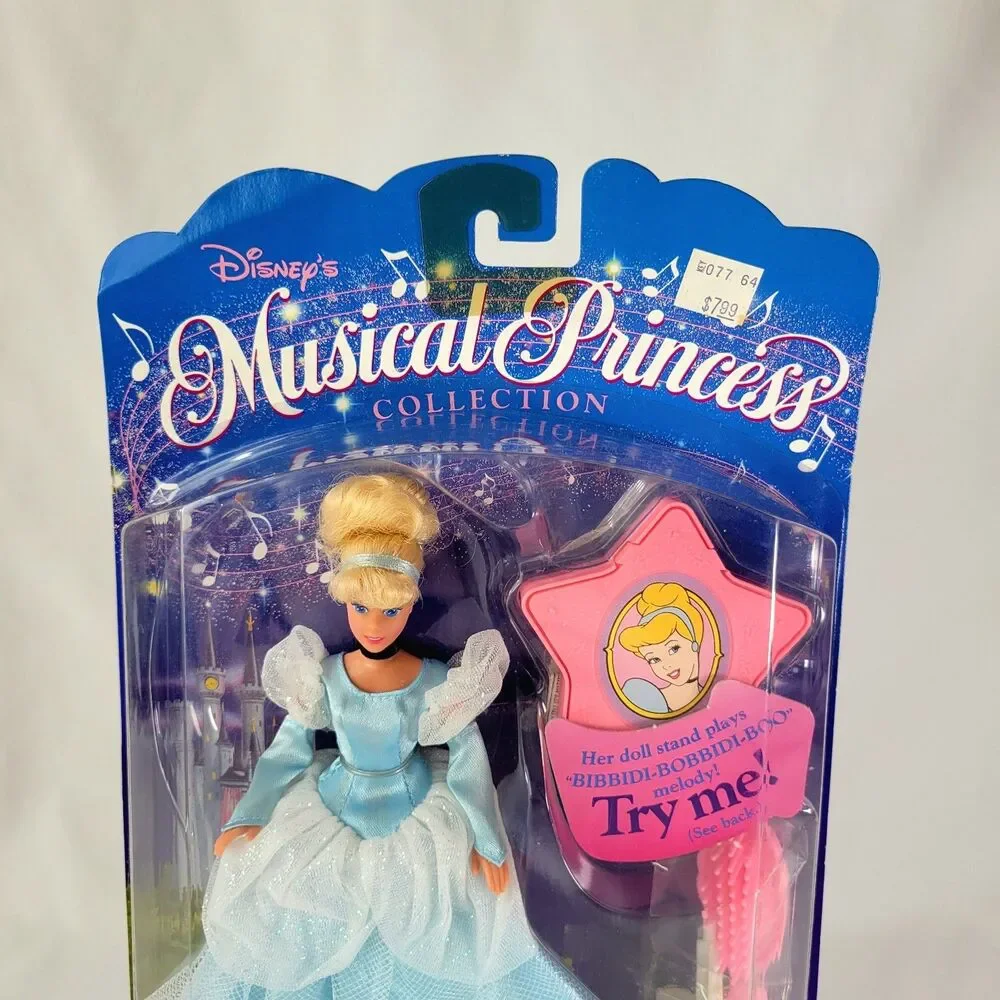 Vintage Disney Musical Princess Cinderella Doll 1994 Mattel 90s Y2K - Read
